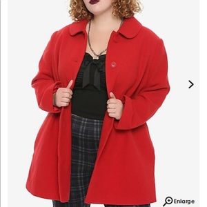 Rare, Hot Topic red Sabrina coat. XXL Juniors.